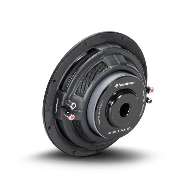 Alt view image 3 of 5 - Prime R2SD2-10 Single R2 Slim 10" 2-Ohm DVC Shallow Subwoofer - 200 Watts RMS / 400 Watts Peak