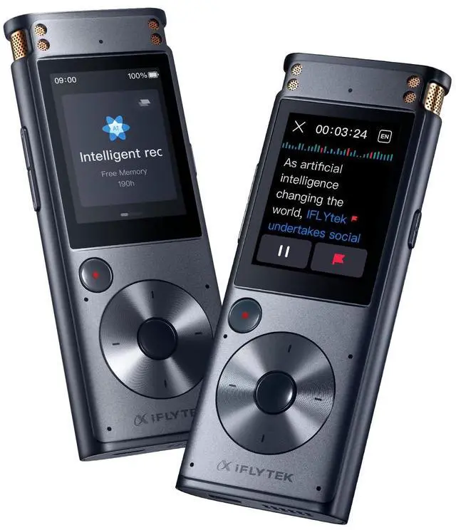 Main image of AI Voice Recorder with Playback, Digital Voice Recorder with Voice-to-Text Transcription & Smart Summarize, AI Recorder Transcriber for Lectures, Interviews, Conferences & Lawyers