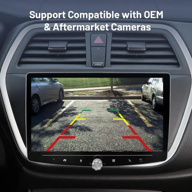 Alt view image 4 of 6 - 10.1" Large Touchscreen Linux Car Stereo - Universal Double Din Android Auto CarPlay Receiver for Fast & Stable Performance,HD 720P Display, BT5.0, Support Backup Camera & Steering Wheel Control