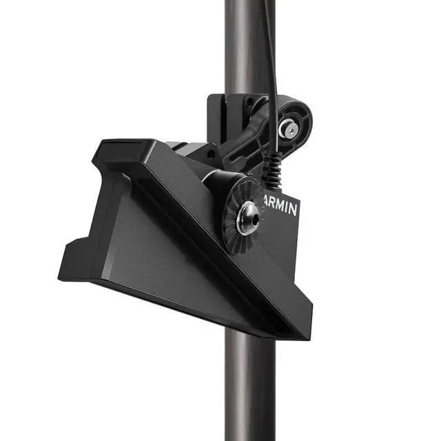 Alt view image 5 of 6 - 0 Degree Pole Mount, Trolling Motor Shaft Bracket, Compatible with Garmin Panoptix LiveScope XR LVS62 Transducer, Reinforced Heavy-Duty Bracket Replaces 0101324800, Fits 1.1"-1.38" Poles