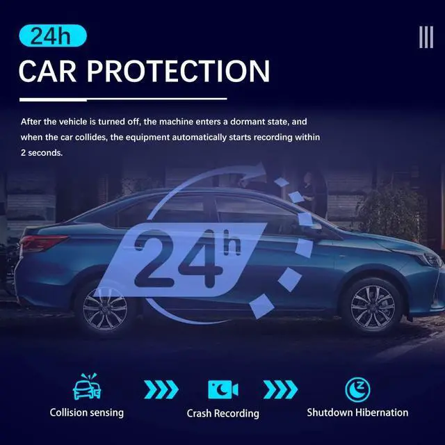 Alt view image 6 of 6 - 9.66" Mirror Dash Cam Rear View Mirror Camera Front and Rear 1080P Backup Camera,Touch Screen Dual Front and Rear Camera/Night Vision/G-Sensor/Parking Monitor/Loop Recording/Parking Assist
