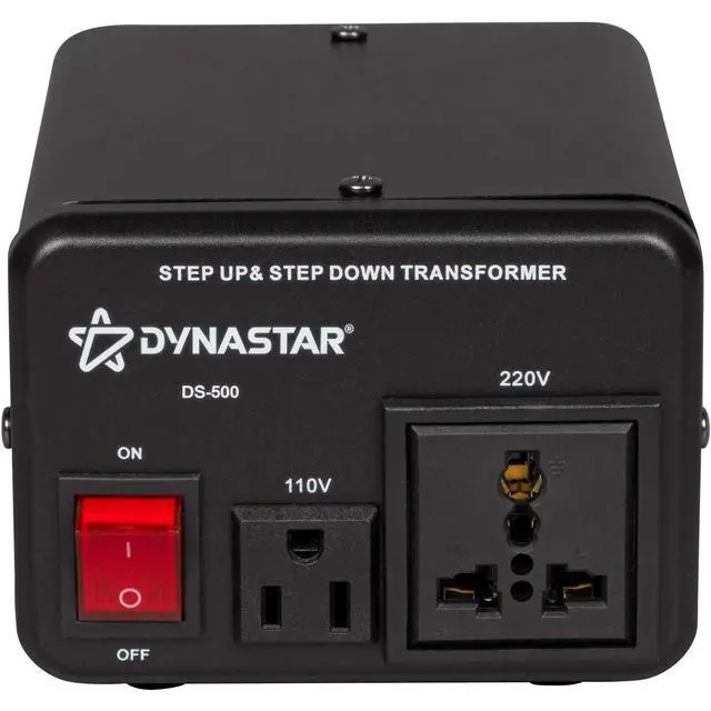 Alt view image 2 of 5 - Dynastar Step Up & Step Down Voltage Converter and Transformer, 110-220 to 220-240 Volts; Heavy Duty, Extra Durable Coil, 5-Year-, 500 Watts