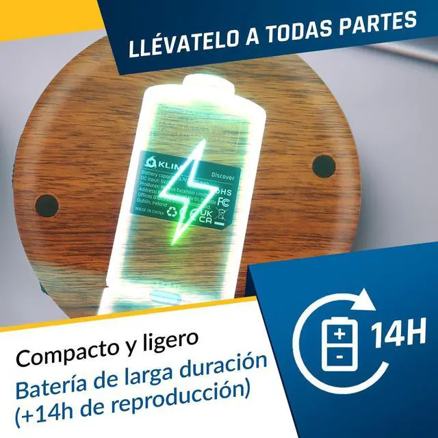 Alt view image 4 of 6 - Discover Wood + Portable CD Player Walkman with Long-Lasting Battery + New + with Headphones + Radio FM + MP3 CD Player Portable + SD Card, FM Transmitter, Bluetooth + Ideal for Cars