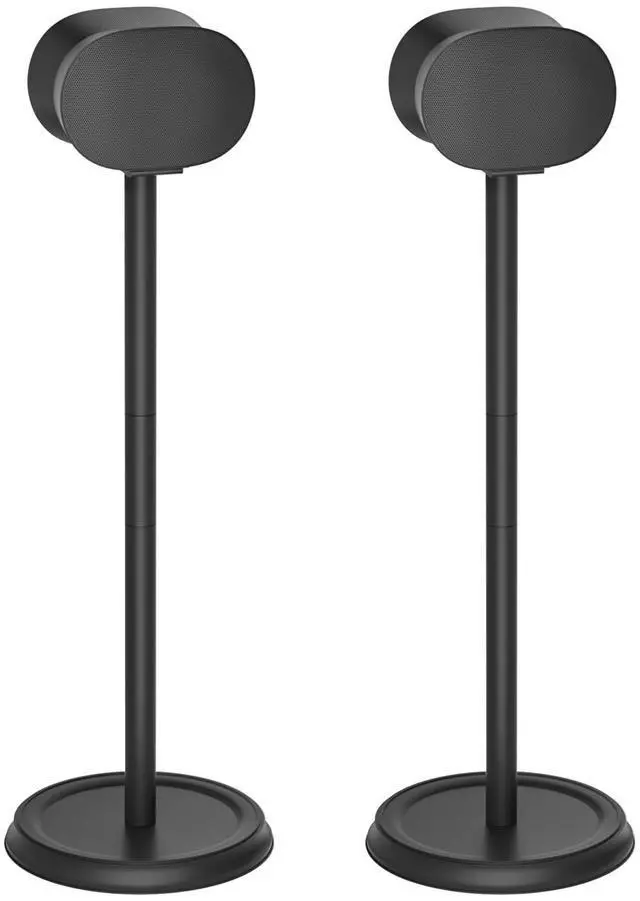 Main image of Heavy-Duty Speaker Stand for Sonos Era 300 Stand Pair with Cable Management - Floor Speaker Stands for Sonos Era 300 Speaker Stand Black for Secure and Easy Mounting