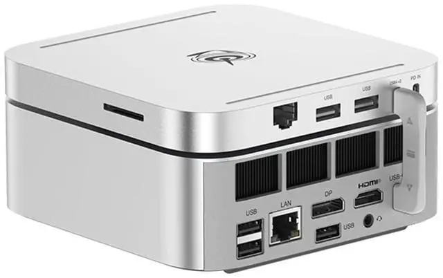 Main image of Mate SE Docking Station, Dock & Stand SER8/SER9 MAX, 2*M.2 2280 PCIe SSD Slots, up to 16TB Expansion, USB4 80Gbps/2.5G LAN/SD4.0 Card Slot/USB-C PD3.0/USB-A 3.0 * 2