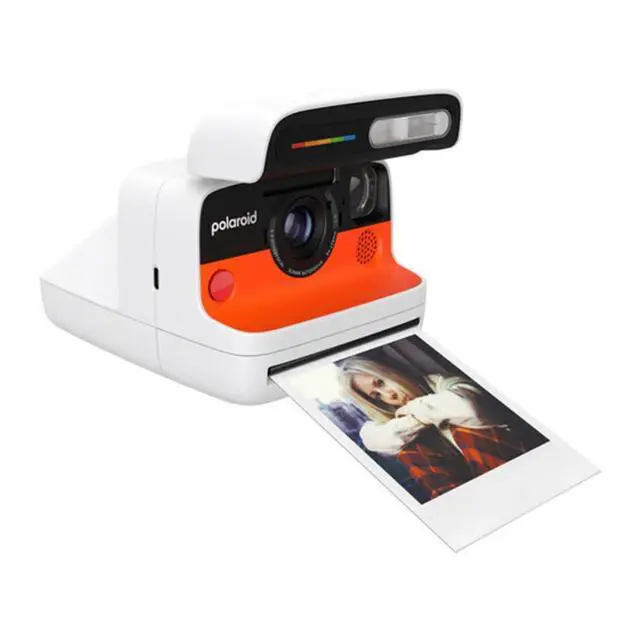 Alt view image 4 of 4 - Flip Instant Camera with Sonar Autofocus and Retro Design (White)