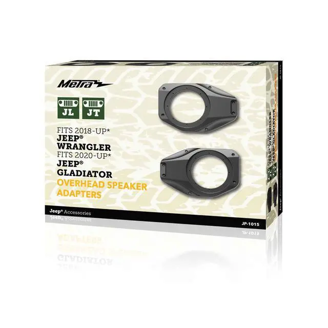 Alt view image 6 of 6 - JP1015 Soundbar Speaker Kits Wrangler 18-Up & Gladiator 20-Up