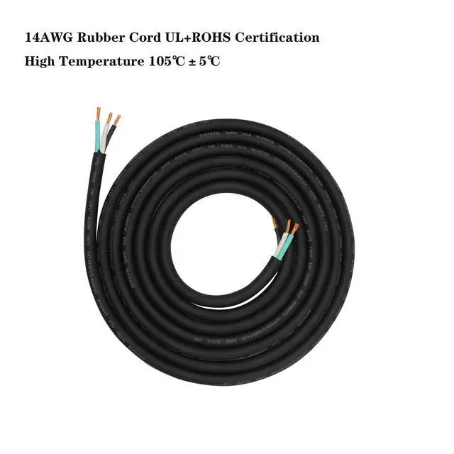 Alt view image 6 of 6 - Toronce Profeesional Hand-Built 14 AWG Male NEMA5-15P to SACFCA PowerCon Cable (25Feet)