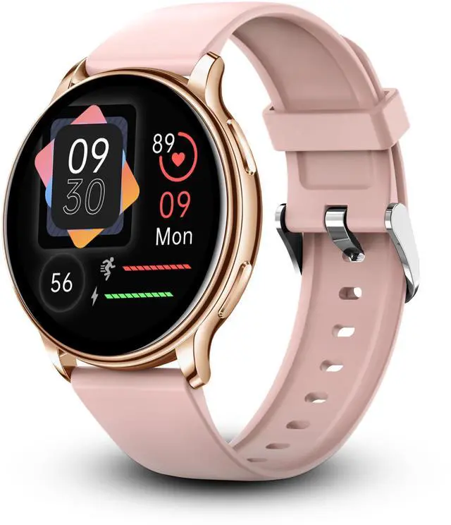 Main image of Juliet Smartwatch for Women, Rose Gold Smart Watch with Gorilla Glass, Menstrual + Wellness Tracking, AMOLED, Voice Assistant, Bluetooth Calling, IP68 Water Resistant