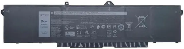 Main image of 9JRV0 Laptop Battery 97Wh 8071mAh 11.4V Series 9JRV0 00P3TJ 0P3TJ | Compatible with Dell Latitude 5521 5531 / Precision 3561 3571 3581 3591 / Alienware m17 R5 AMD / m18 R1 R2 / m18 R1 AMD