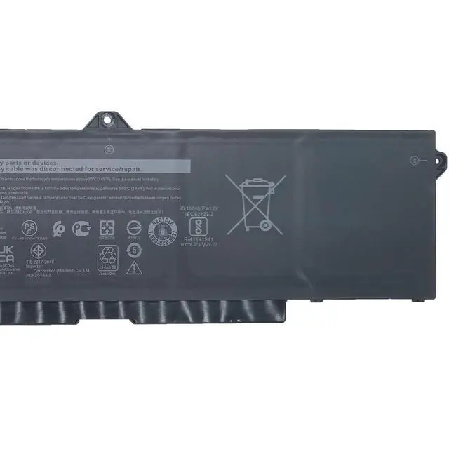 Alt view image 4 of 6 - 9JRV0 Laptop Battery 97Wh 8071mAh 11.4V Series 9JRV0 00P3TJ 0P3TJ | Compatible with Dell Latitude 5521 5531 / Precision 3561 3571 3581 3591 / Alienware m17 R5 AMD / m18 R1 R2 / m18 R1 AMD