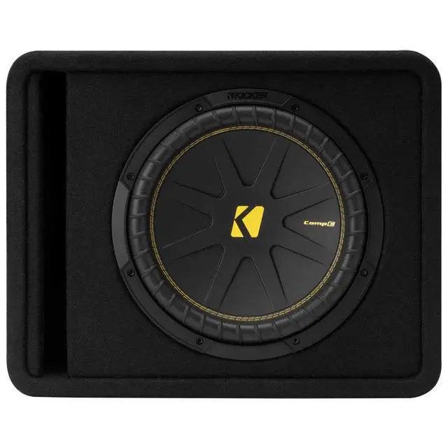 Alt view image 2 of 6 - 50VCWC124 CompC 12-inch Subwoofer in Vented Enclosure, 4-Ohm