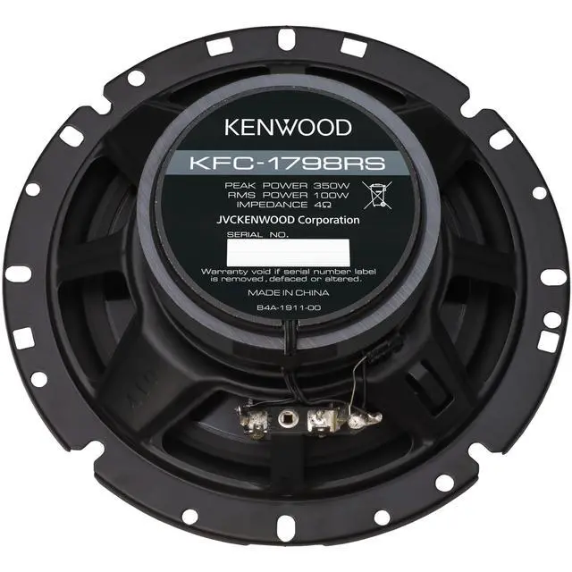 Alt view image 5 of 6 - KFC-1798RS 6-3/4" 2-Way Car Speakers 330W Peak Power, Balanced Dome Tweeter, Acoustic Sound Harmonizer, Easy Installation