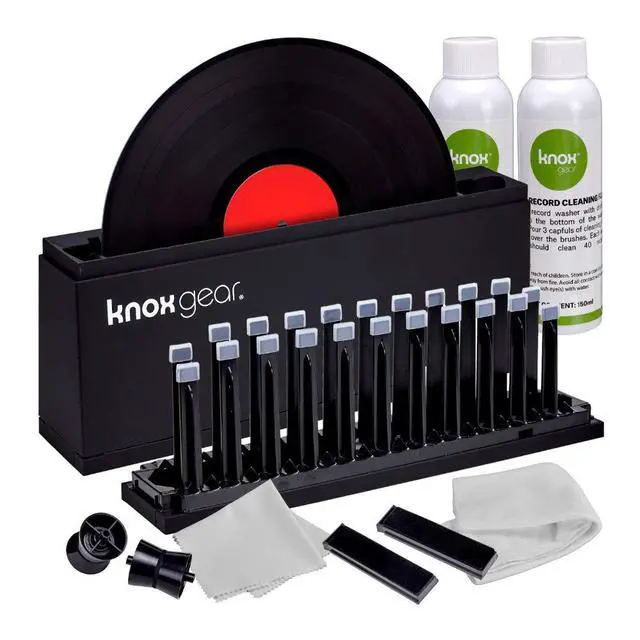 Alt view image 6 of 6 - AT-LP60X Bluetooth Fully Automatic Belt-Drive Turntable (Black) with Vinyl Record Cleaning Kit