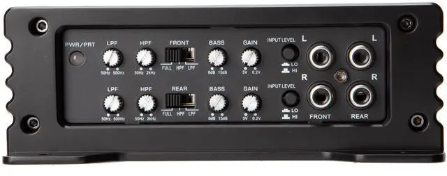 Alt view image 4 of 6 - HA-A400.4 Car Stereo Alloy Amp 4 Channel 800W Full Range Speaker or Sub Amplifier