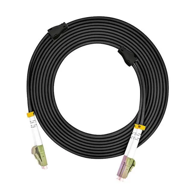 Alt view image 4 of 4 - 50M LC to LC 10G OM3 Outdoor Armored Duplex 50/125 Fiber Optic Cable Jumper Optical Patch Cord Multimode 50Meters 165ft LC-LC