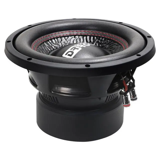 Alt view image 3 of 6 - Double Rock MX10D4 10 inch Car Subwoofer | 1200W Max Power (600W RMS) | Dual 4-Ohm High-Excursion Audio Sub | 2.5" High-Temp Copper Voice Coil & Competition Grade Pressed Paper Cone