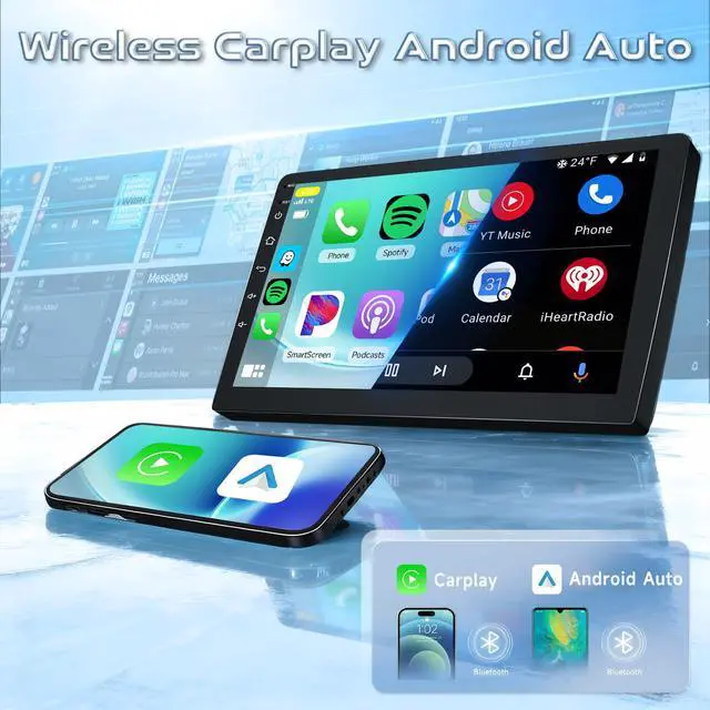 Alt view image 3 of 6 - Android 8Core 6G+128G Car Stereo Radio for Honda CRV 2012 2013 2014 2015 2016, Wireless Carplay Android Auto, 5G WiFi+GPS, HiFi Music & DSP, 9 inch Touchscreen Radio for CRV, Backup Camera SWC