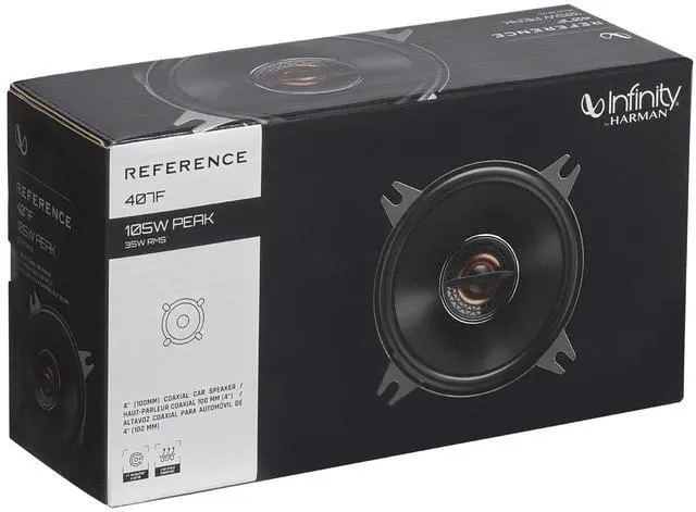 Alt view image 5 of 5 - REF407F 4 Inch 2 Way Car Speakers - Pair