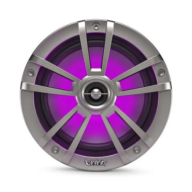 Alt view image 4 of 6 - Marine Bundle - Two Pairs of 622MLT Marine 6.5 Inch RGB LED Coaxial Speakers - Titanium