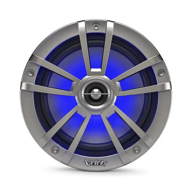 Alt view image 5 of 6 - Marine Bundle - Two Pairs of 622MLT Marine 6.5 Inch RGB LED Coaxial Speakers - Titanium