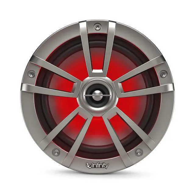 Alt view image 6 of 6 - Marine Bundle - Two Pairs of 622MLT Marine 6.5 Inch RGB LED Coaxial Speakers - Titanium