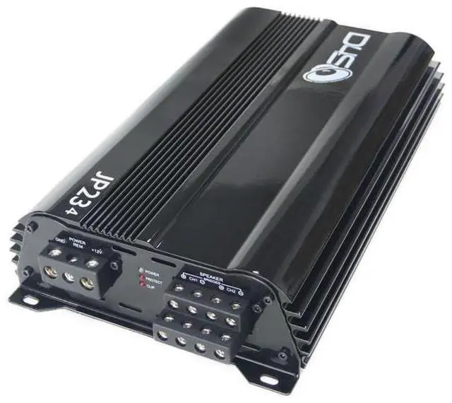 Main image of JP234 Black Gloss | 2000W 4-Channel Class D Car Audio Amplifier, 234W x 4 @ 14.4V - 4 ohms, 334W x 4 @ 14.4V - 2 ohms, Multi-Speaker System