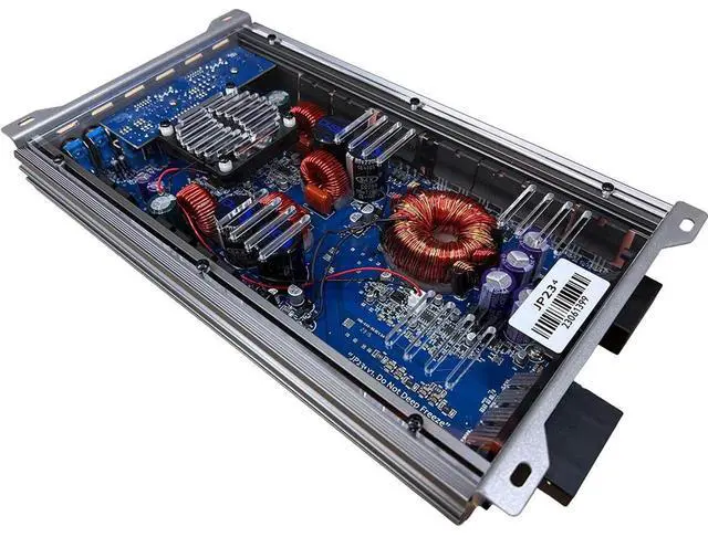 Alt view image 2 of 3 - JP234 Gray | 2000W 4-Channel Class D Car Audio Amplifier, 234W x 4 @ 14.4V - 4 ohms, 334W x 4 @ 14.4V - 2 ohms, Multi-Speaker System