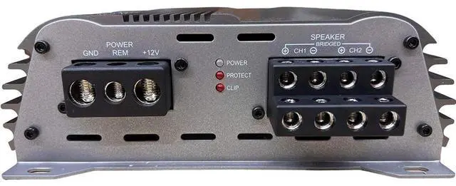 Alt view image 3 of 3 - JP234 Gray | 2000W 4-Channel Class D Car Audio Amplifier, 234W x 4 @ 14.4V - 4 ohms, 334W x 4 @ 14.4V - 2 ohms, Multi-Speaker System