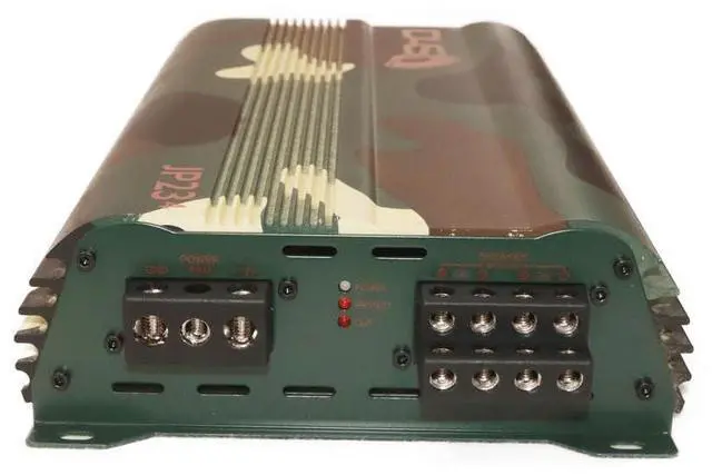 Alt view image 2 of 4 - JP234 CAMO | 2000W 4-Channel Class D Car Audio Amplifier, 234W x 4 @ 14.4V - 4 ohms, 334W x 4 @ 14.4V - 2 ohms, Multi-Speaker System