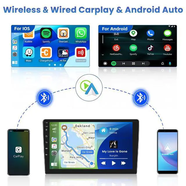Alt view image 3 of 6 - 5Ghz WiFi 2G+64G Android 15 Radio for Hyundai Elantra 2015-2018 Car Stereo with Wireless Carplay Android Auto,5.0 Bluetooth,Build-in EQ,9inch IPS Touchscreen,GPS,FM/RDS SWC AHD Backup Camera MIC