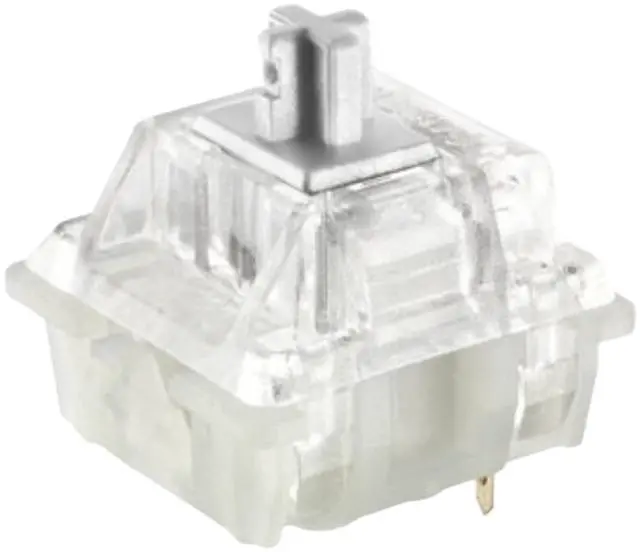 Main image of Cherry MX Key Switches for Mechanical Gaming Keyboards | Plate Mounted | MX1A51NA (Cherry RGB Speed Silver, 90 Pcs)
