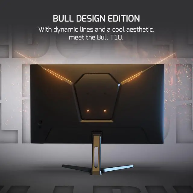 Alt view image 4 of 6 - Game Power Bull T10 24 Inch 200Hz Gaming Monitor, 1920x1080p FHD, HDR, Adaptive Sync, Frameless Design, 300 Candela, IPS Panel, Blue Light Filter, 0.5ms Response Time, Zero Dead Pixel