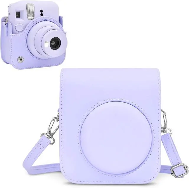 Alt view image 6 of 6 - INSTAX Mini 12 Instant Film Camera | Lilac Purple Bundled with Instax Accessory Bundle + Cleaning Cloth (8 Items)