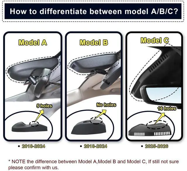 Alt view image 2 of 6 - 4K Dash Cam fit for GMC Terrain 2018-2024(Model B), SL SLE SLT AT4 Denali, Model A & Model B Have Same Models Years but Vehicle Sensor Cover are Different, Free App & WiFi, 64GB Card