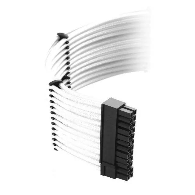 Alt view image 2 of 3 - E-Series Classic ModMesh Sleeved Cable Kit for EVGA G/G+ / P/P+ / T (White)