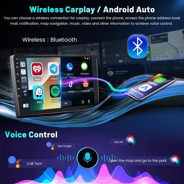 Alt view image 4 of 6 - 4+64G Android 15 Car Stereo for 2010-2016 Hyundai Accent Verna Solaris Wireless Carplay Android Auto,9'' IPS 1280 * 720 Touch Screen Radio DSP 5G WiFi Bluetooth GPS FM RDS+Free AHD Backup Camera