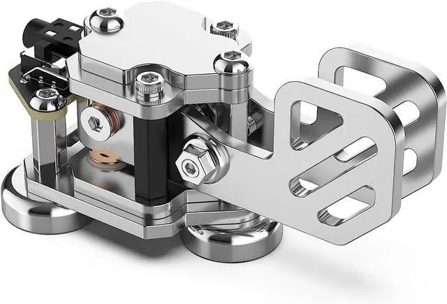 Main image of Mini CW Key Automatic Morse - Radio HAM Send Telegram Double Paddle Morse Code Key with Stainless Steel Body Three Neodymium Magnets Base