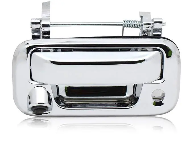 Main image of Tailgate Handle Backup Rear View Reverse Camera for Ford F150 2004-2014/Super Duty F250/F350/F450/F550 2008-2014 Explorer Sport Trac Lincoln Mark LT Pickup Truck Chrome(with Optional Guideline)