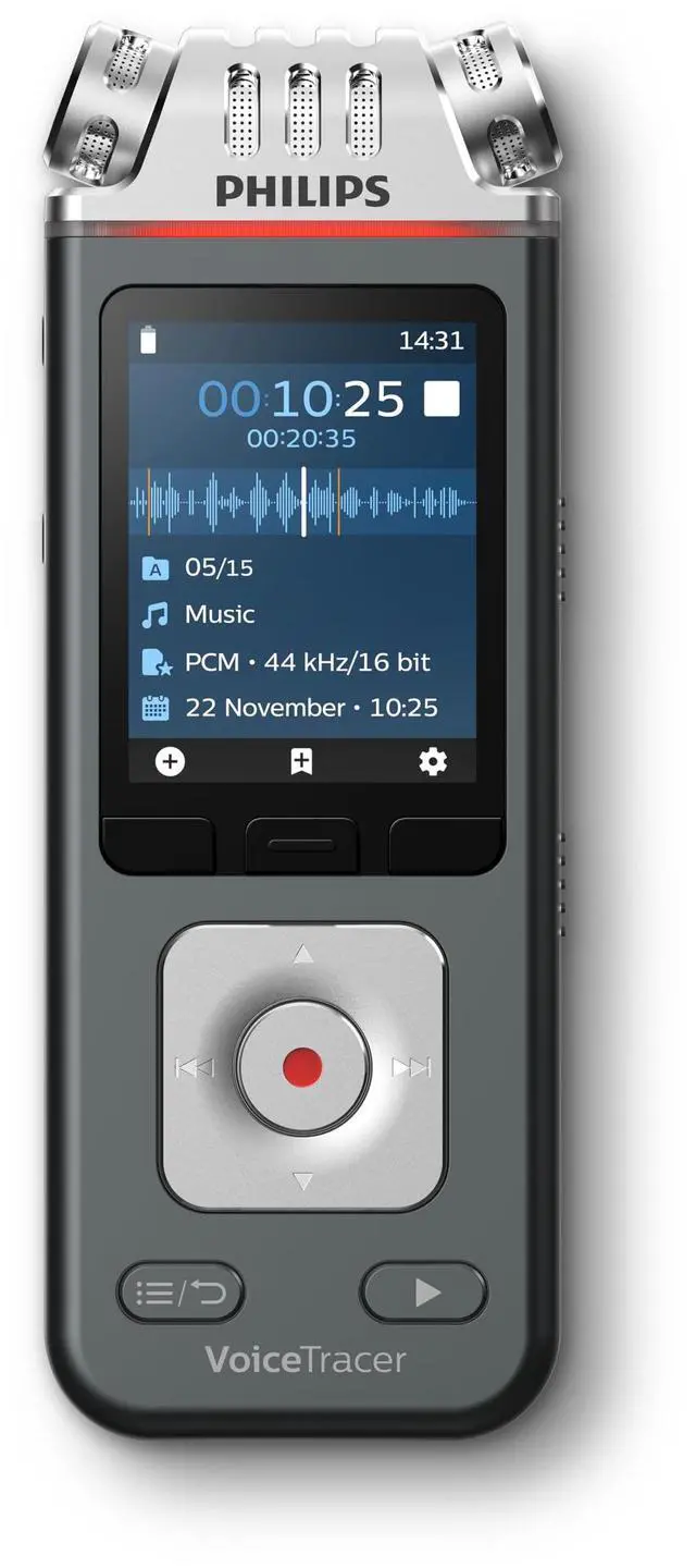 Main image of VoiceTracer DVT6115 Music Recorder with Sembly AI Speech-to-Text Software Trial