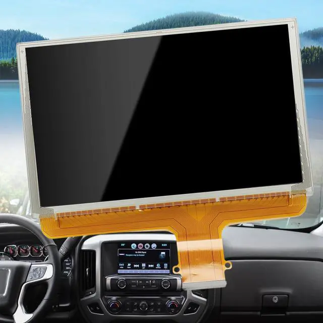 Main image of 8" LCD Touch Screen Digitizer for DJ080PA-01A Chevy GMC Silverado Sierra | Fixes Ghost Touch & Unresponsive Radio, Compatible with 2014-2018 Silverado Sierra Tahoe Yukon, 55-Pin Plug & Play Repair