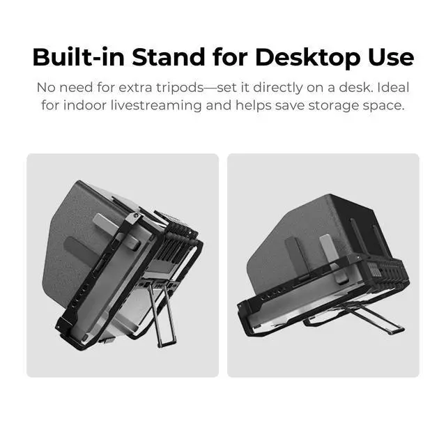 Alt view image 5 of 6 - YoloBox Extreme Cage, Aluminum Protective Rig with Cold Shoe Mounts | Quick-Release Sun Hood, Universal 1/4-20 Threads,180-degree adjustable angles,Compatible For YoloBox Extreme only