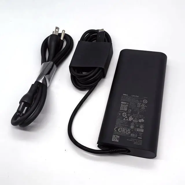 Alt view image 5 of 6 - Laptop Charger GAN 130W USB C Type C AC Adapter,Alienware X14 X14 R2, Inspiron 16 Plus 7620 7630, Precision 3470 3480 3570 3571 3580 3581 5470 5480 5570 AC Charger, Balck, HA130PM170