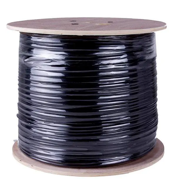Alt view image 4 of 5 - Cable RG6 1000 ft. Siamese Combo Coaxial RG6/U and 18 AWG 2 Conductors CCTV Cable - Combo RG6/U + 18/2 Power