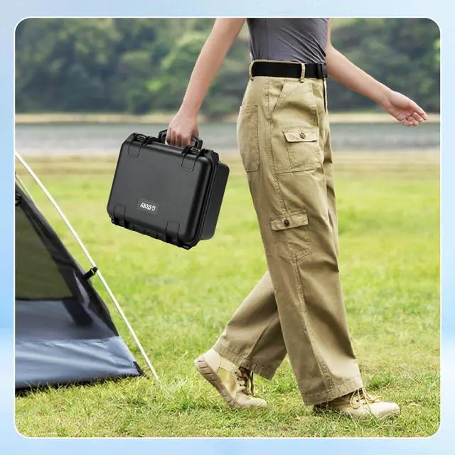 Alt view image 5 of 6 - 14 Portable Monitor Case for Switch 2,4K&60Hz or 1080P&120Hz Portable Gaming Monitor IPS Screen HDMI Shock-Resistant Travel carrying Bag Game Mode,Travel Monitor fo Switch2(no Included)