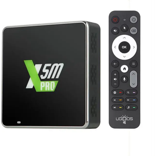 Main image of X5m PRO TV Box Android 14.0 Amlogic S905x5m 4GB RAM 32GB ROM 2.4G/5G Dual WiFi Ethernet 1000M USB 2.0 BT5.4 Support AV1 VP9 H.265 4K HDR Box