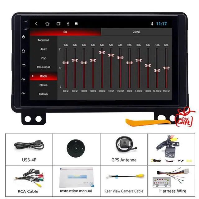 Alt view image 6 of 6 - 8-Core CPU Radio Upgrade for Ford Mustang 2001-2004,Explorer 2002-2005,Expedition 2003-2006,IPS Touch Screen CarPlay Android Auto Ready,Free Back Camera