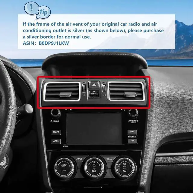 Alt view image 5 of 6 - Car Radio Stereo for Subaru Forester WRX Impreza 2013-2015 2GB RAM 64GB ROM