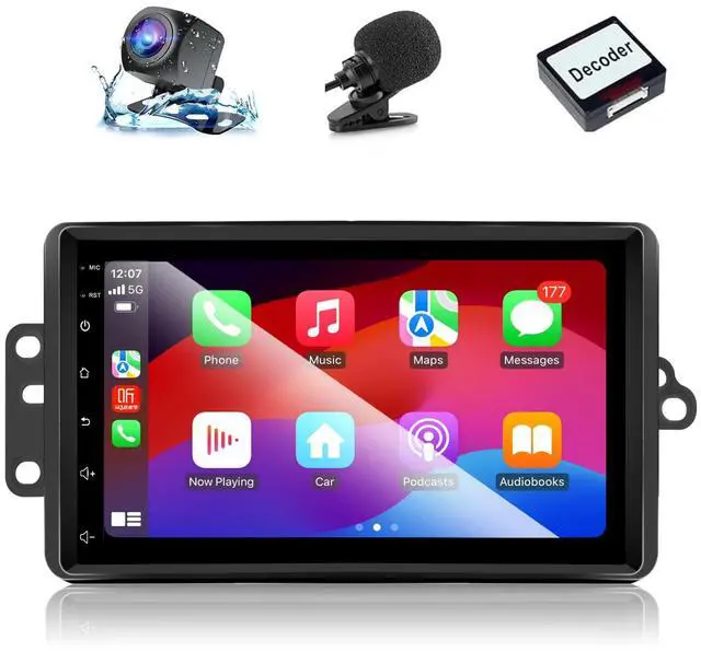 Main image of Car Radio for Chevy Silverado Tahoe Colorado SSR (2003-2006) with CarPlay | For GMC Yukon Sierra/Hummer H2 (2003-2006), Support Android Auto Bluetooth WiFi Rearview Camera/Fit Bose System GPS CANbus