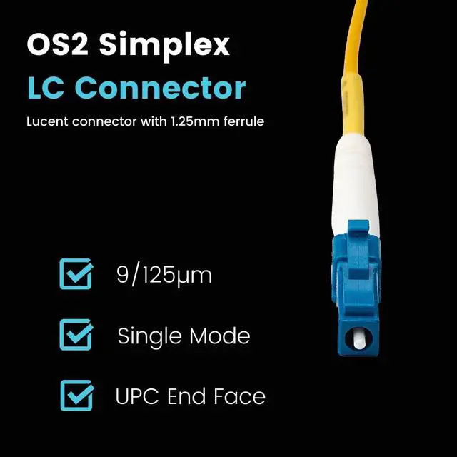 Alt view image 2 of 6 - OTDR Launch Cable Box SC/APC to LC/UPC G.657A1 Singlemode 9/125 1km Fiber Optic Dead Zone Eliminator for FTTH Fiber Testing